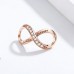 Talisman argint Rose Gold Infinite Family Forever